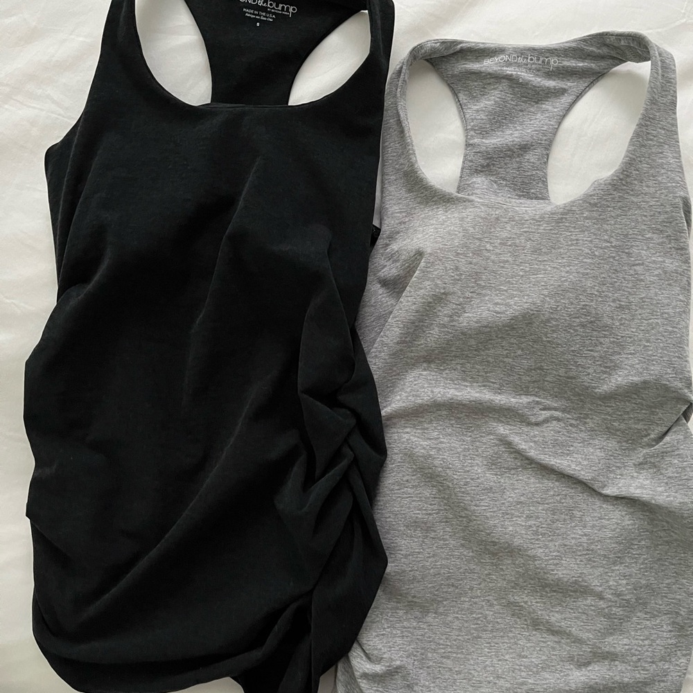 Beyond Yoga (Beyond the Bump) Razorback Maternity Tanks (2)